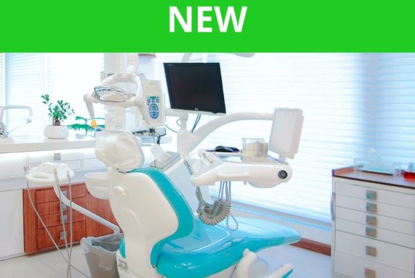 Sample operatory with dental chair