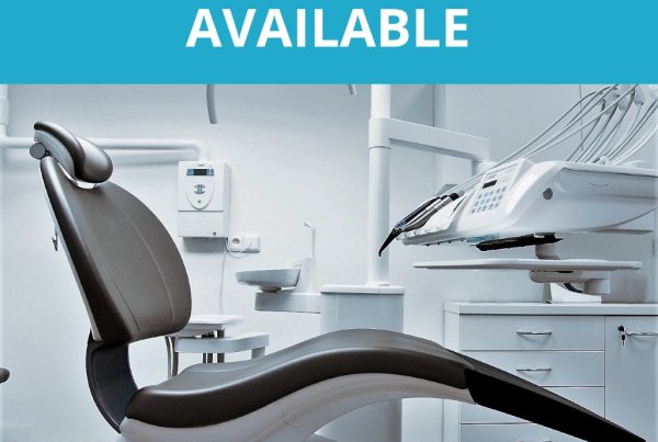 Sample operatory with dental chair