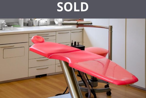 Sample operatory with dental chair