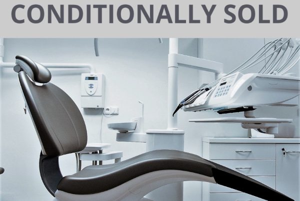 Sample operatory with dental chair